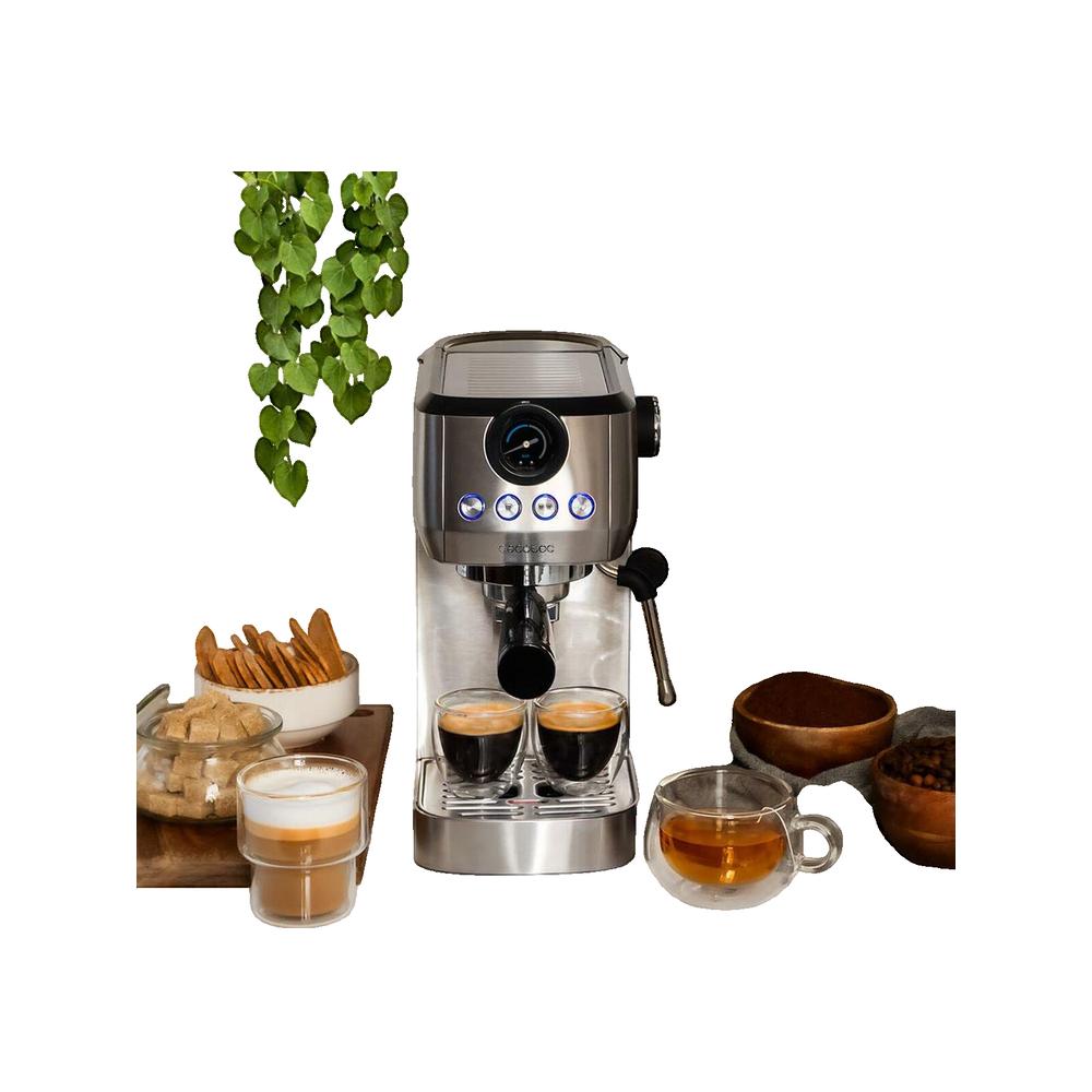 Cecotec Cafetera Express Power Espresso 20 Steel Pro 1350W 20 Bares 1,3L Inox , Leroy Merlin