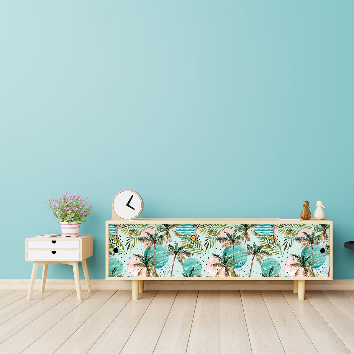 Adesivo mobili tropicale Tubuai - Sticker adesivo - adesivi murali - 60x90cm - 5