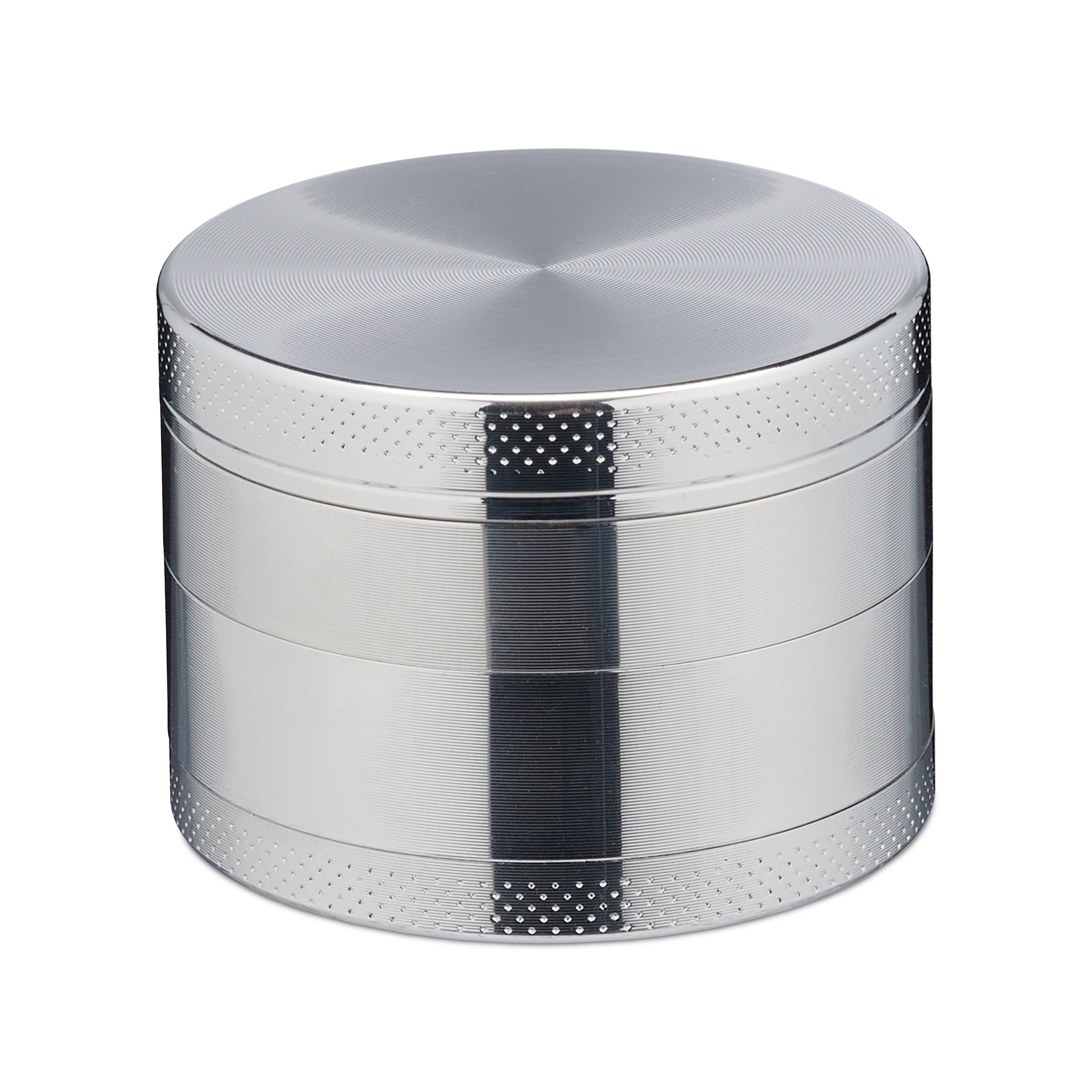 Grinder Metalico Grass Monkey 4 Pezzi - Macinino Erbe Con Colino Polline, 5.5cm Verde, Compatto E Durevole - Foto 8
