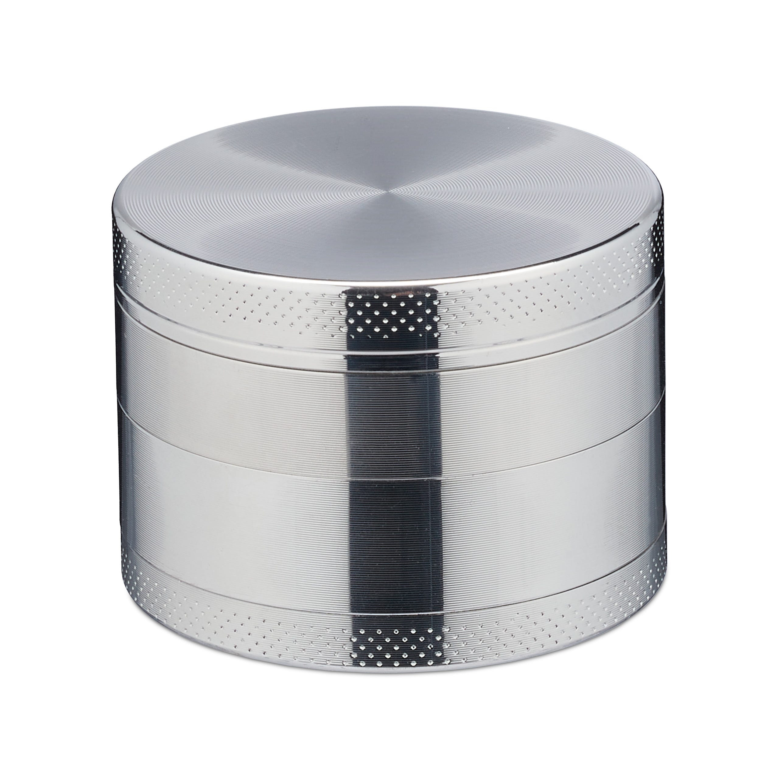 Grinder Metalico Grass Monkey 4 Pezzi - Macinino Erbe Con Colino Polline, 5.5cm Verde, Compatto E Durevole - Foto 8