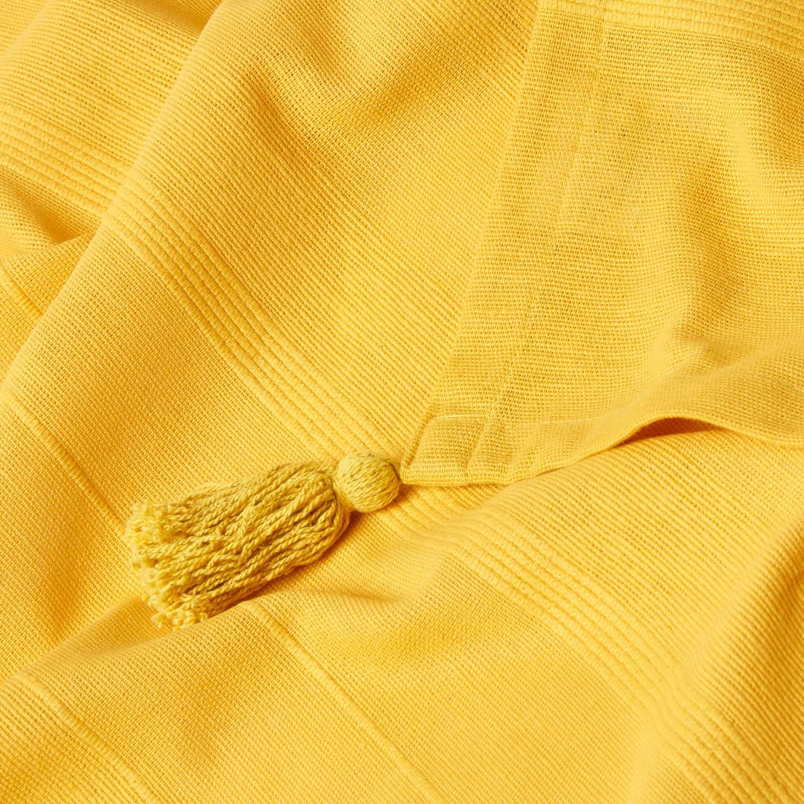 Homescapes Jeté de lit ou de canapé - Rajput - Jaune - 225 x 255 cm - 5