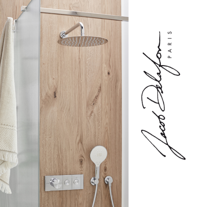 Colonne de douche encastrée thermostatique JACOB DELAFON Grands