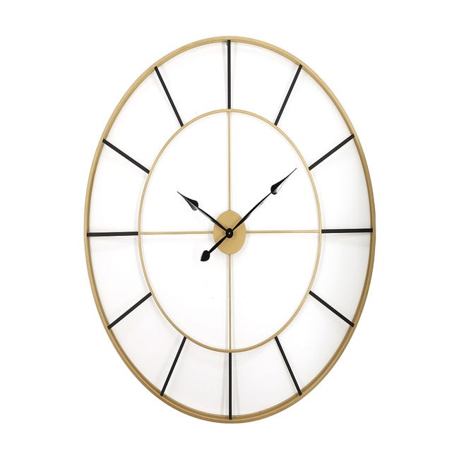 GILDE Orologio Da Parete Moderno In Vetro Con Scritta Motivazionale, Diametro 30 Cm, Elegante Decorazione Per Cucina O Soggiorno
