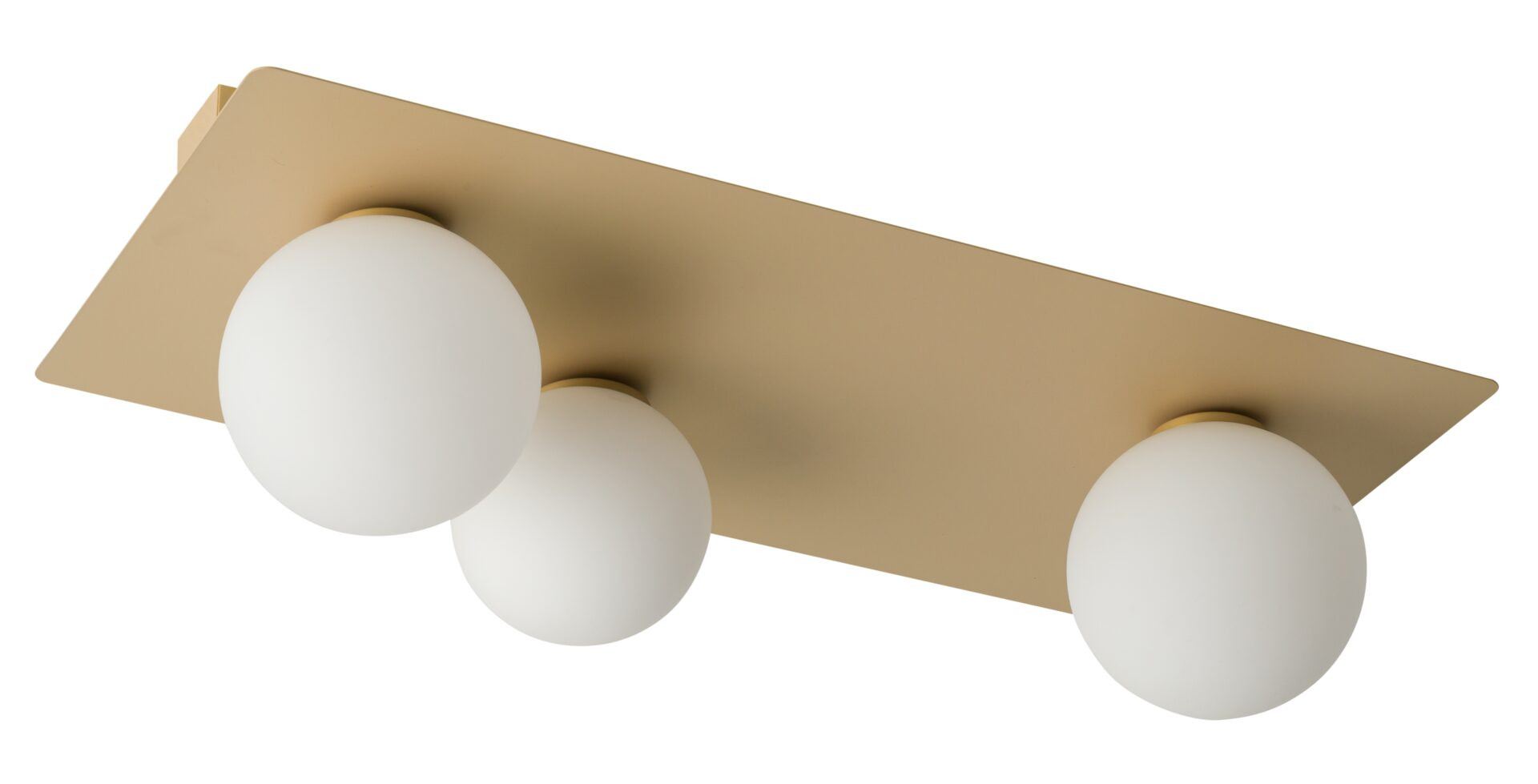 Lampa sufitowa wisząca Argon złoto-biała 3xG9x12W dekoracyjna wym: 19 x 62 x 30 cm metal SIGMA