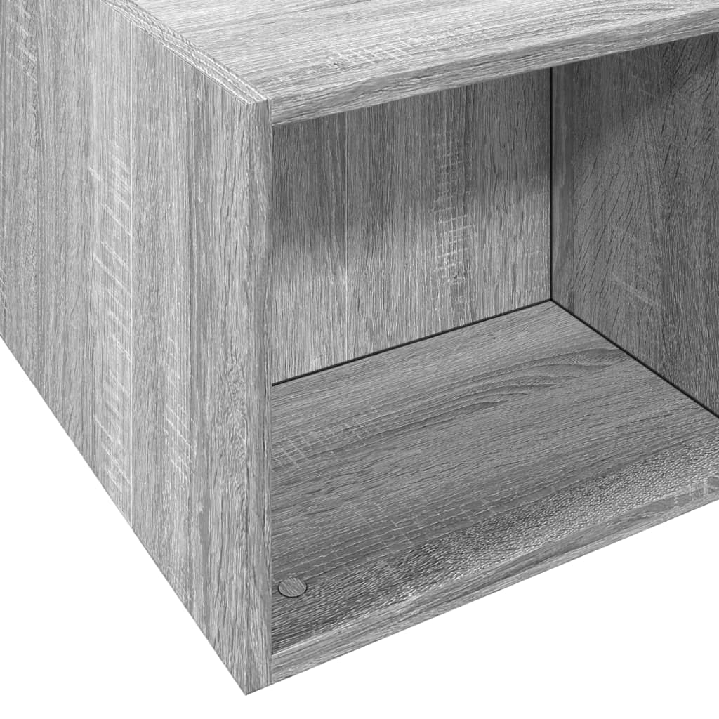 Cadre de lit sonoma gris 140x200 cm bois d'ingénierie - 7