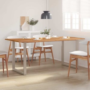 Maison Exclusive Tavolo da Pranzo 154x80x76 cm in Legno Massello