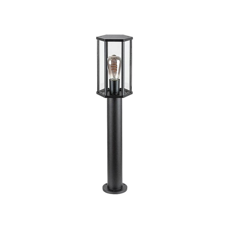 Lampa ogrodowa stojąca Dubrovnik czarna 1xE27x40W IP44 wym: 65 x 13 x 13 cm aluminium Rabalux