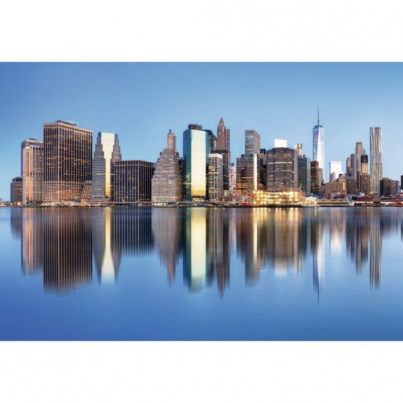 Tableau Déco Moderne Manhattan New York Sur Verre Acrylique - Format 100x50 Cm - Marque Tulup