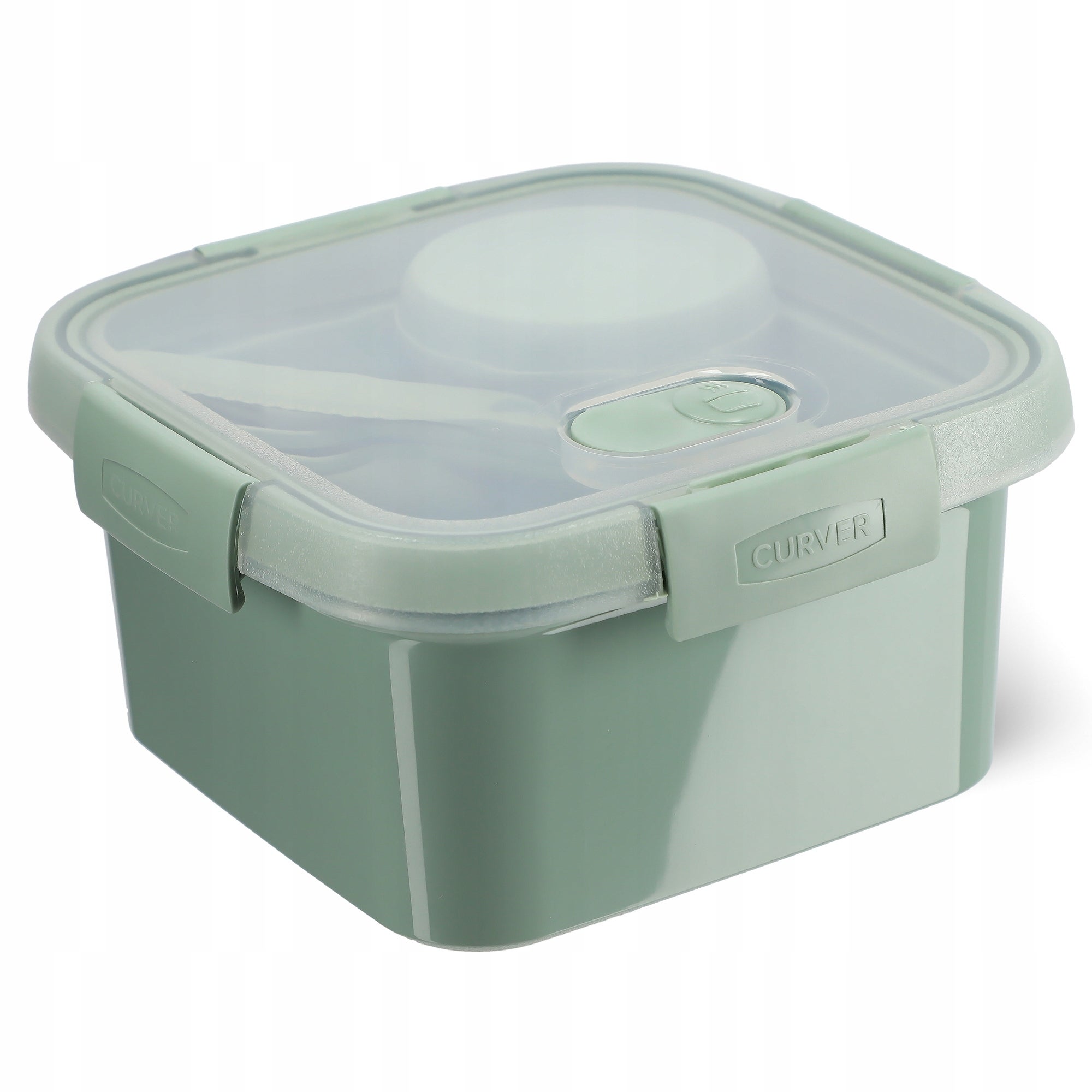 Pojemnik kwadratowy To Go Lunch Kit 1,1L Green-ECO Curver