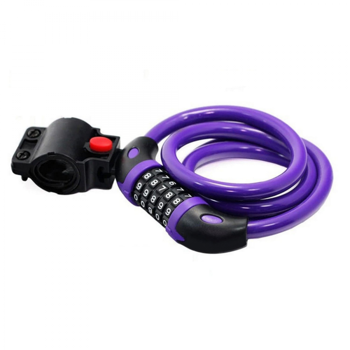 Stahlex Cavo Di Sicurezza Per Bici 10m X 8mm - Lucchetto A Cinghia Con Occhielli