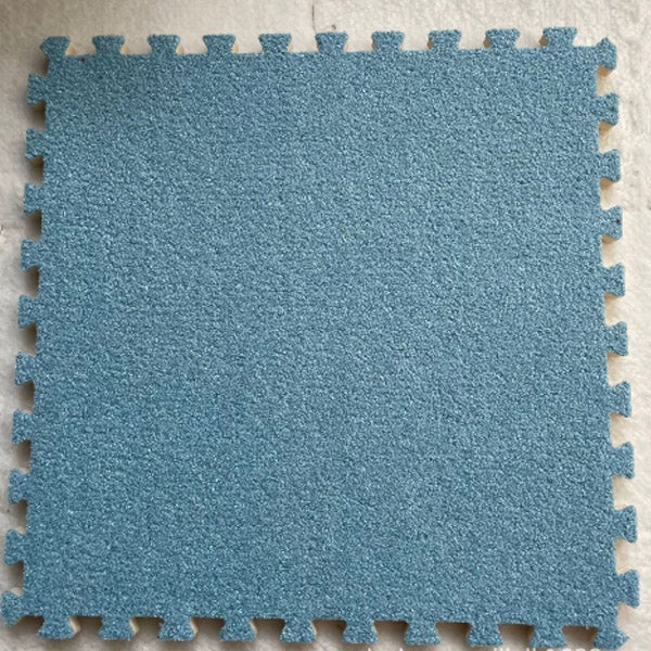 Blokujące się płytki dywanowe z niebieskiej pianki, grube i miękkie, 10 sztuk, mata antypoślizgowa, mata dla niemowląt, 30x30cm
