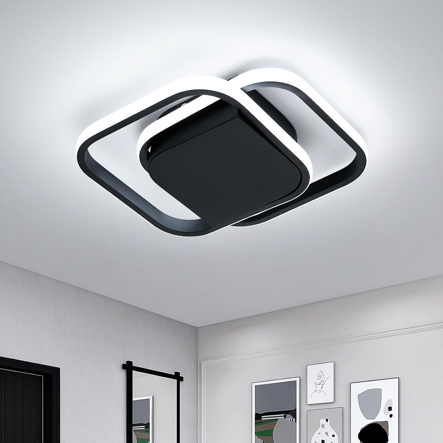 Plafonnier LED Lampe De Plafond Pour Chambre D'enfant Dimmable Avec Télécommande Lustre Moderne Lampe De Salon Abat-jour En Acrylique Luminaire Pour Plafonnier LED Lampe De Plafond Pour Chambre D'enfant Dimmable Avec Télécommande Lustre Moderne Lampe De Salon Abat-jour En Acrylique Luminaire Pour