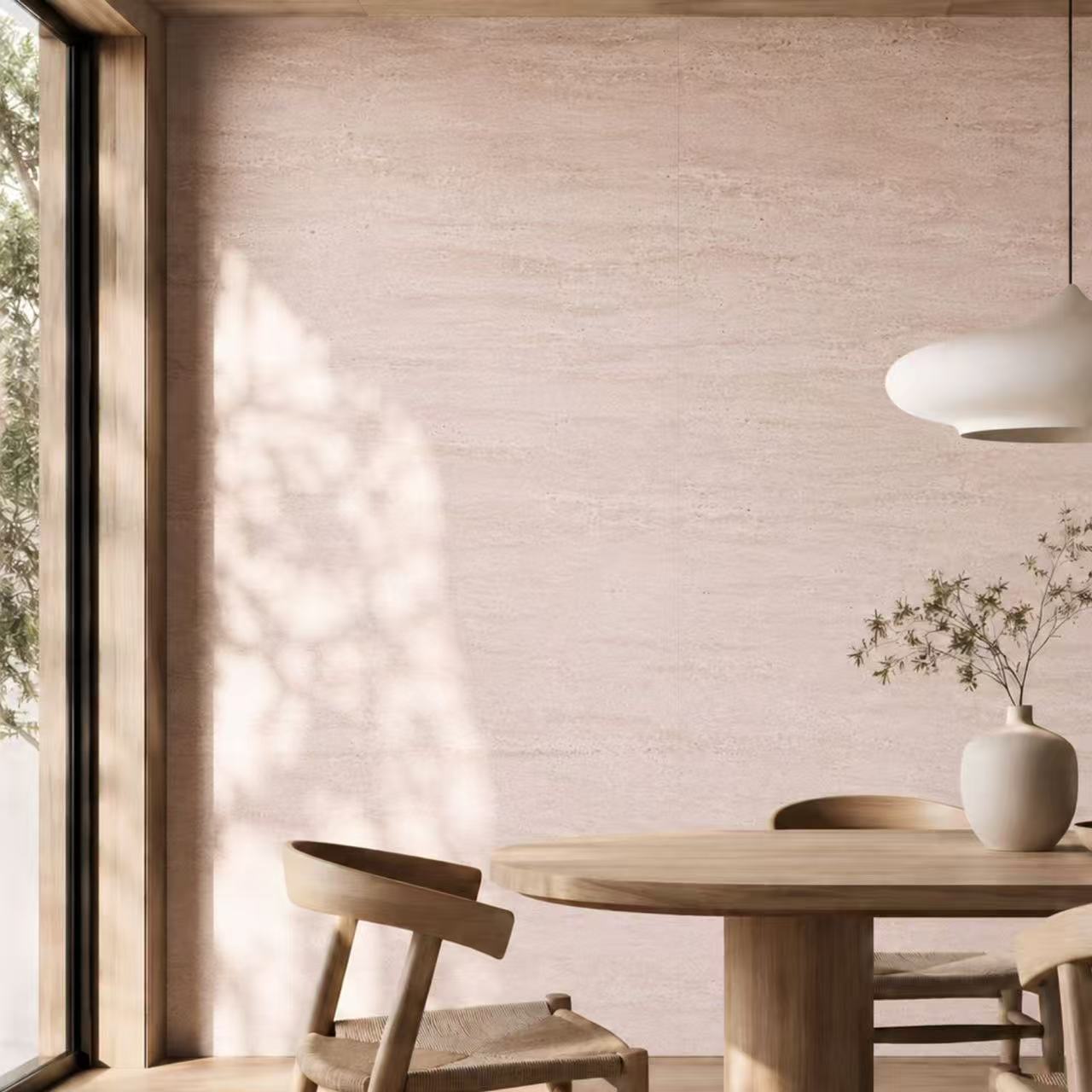 Panneau mural souple effet travertin beige en pierre naturelle – 60x120 cm – Lot de 4 – 2,88 m² Decopine - 4