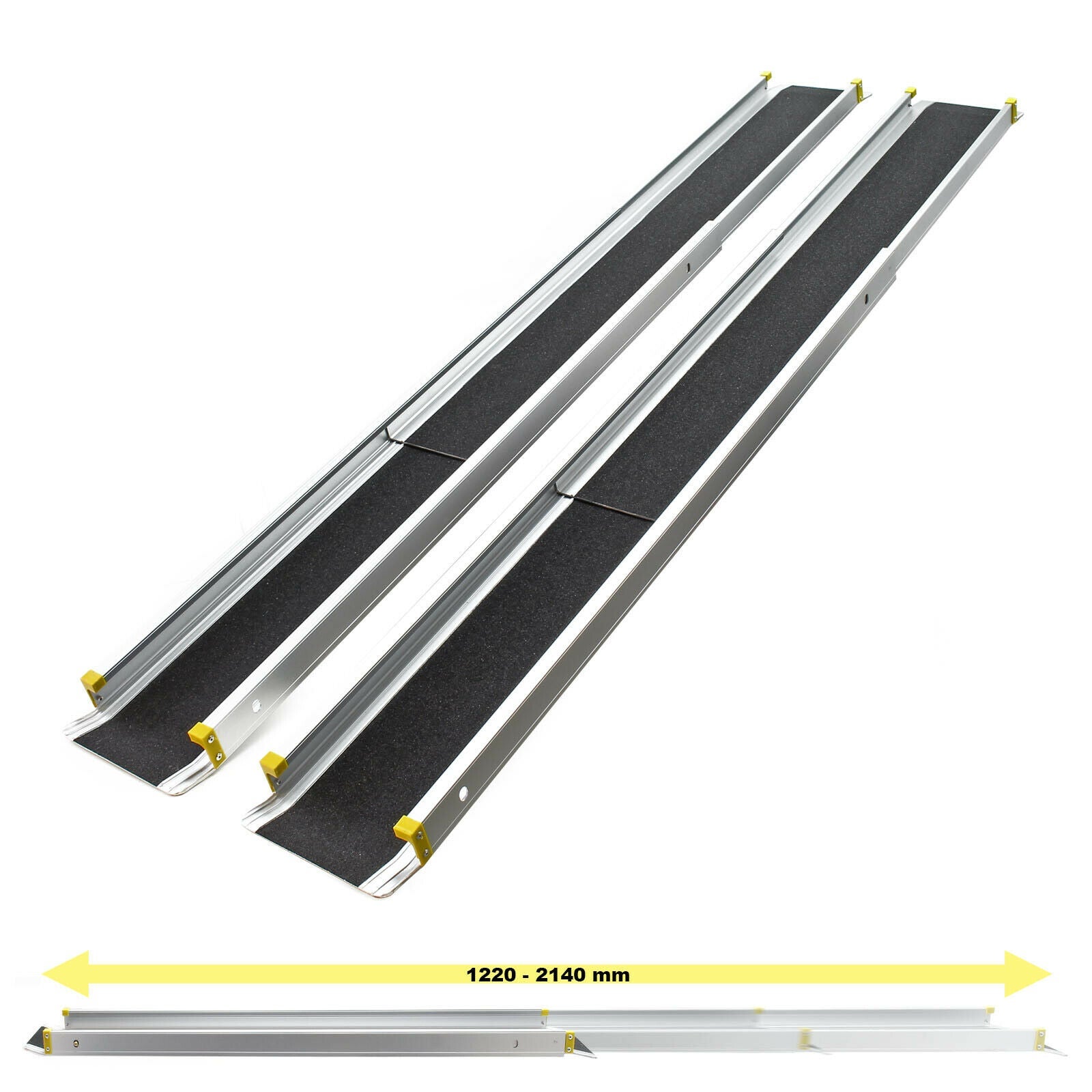 2 Rampes De Chargement Pliables Aluminium 310cm - Pour Moto, Quad, ATV - Capacité 1080kg