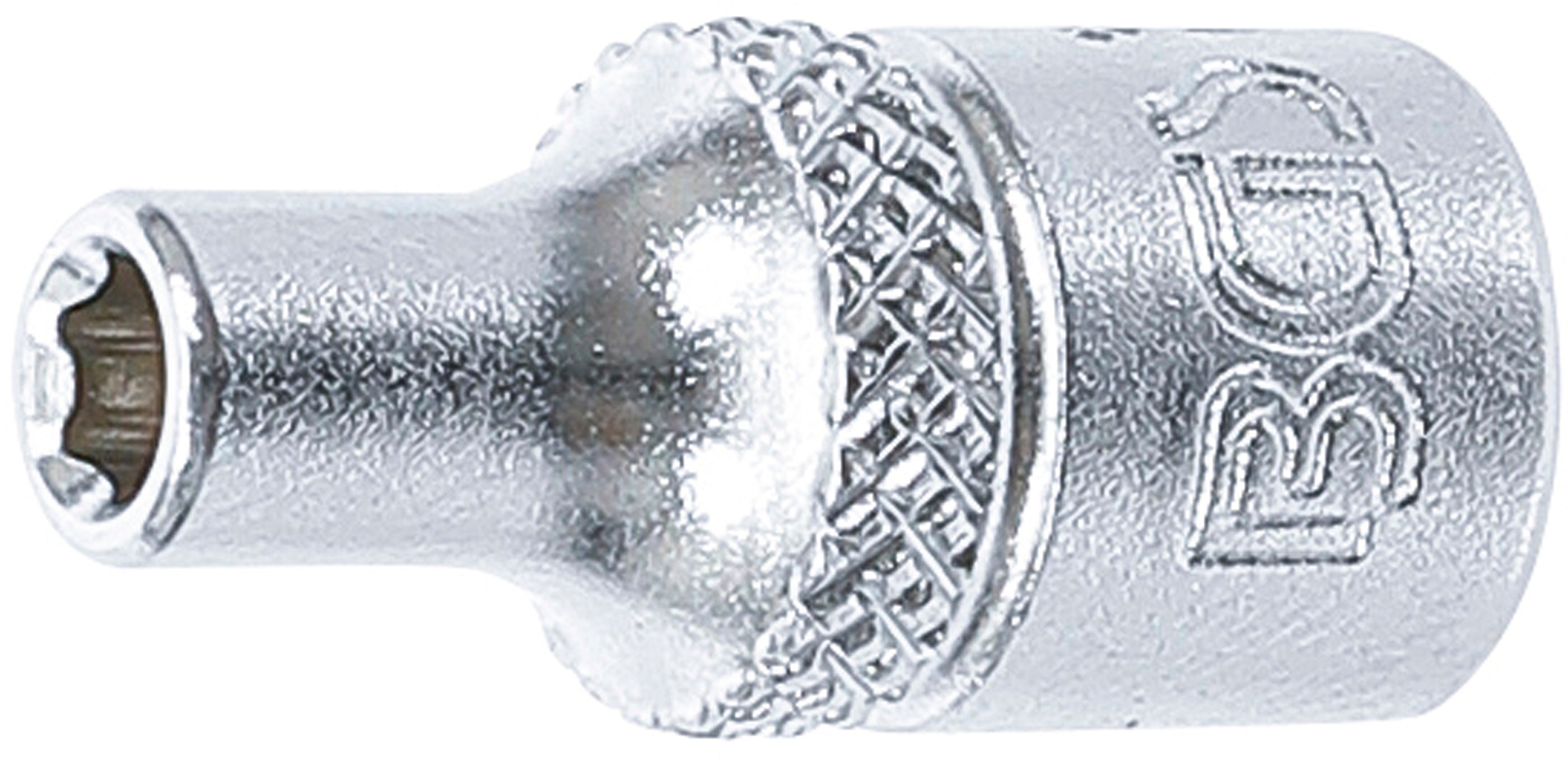 BGS Nasadka klucza nasadowego sześciokątna napęd kwadratowy wewnętrzny 6,3 mm (1/4") SW 3,5 mm - 2473