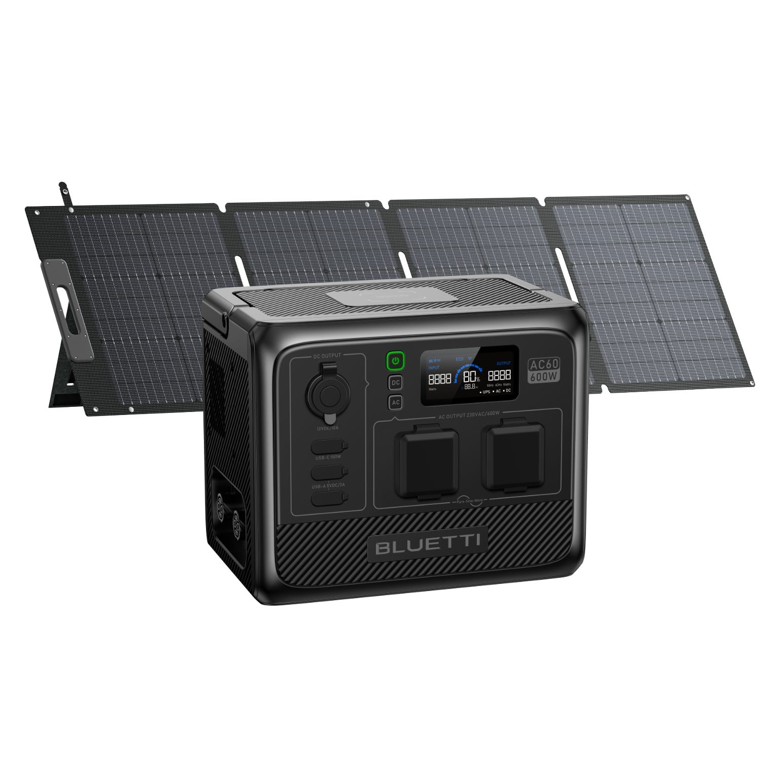 Generatore Solare ALLPOWERS R600 - 299Wh, Pannello 140W, Uscite AC/DC, Batteria LiFePO4, Portatile - Foto 2