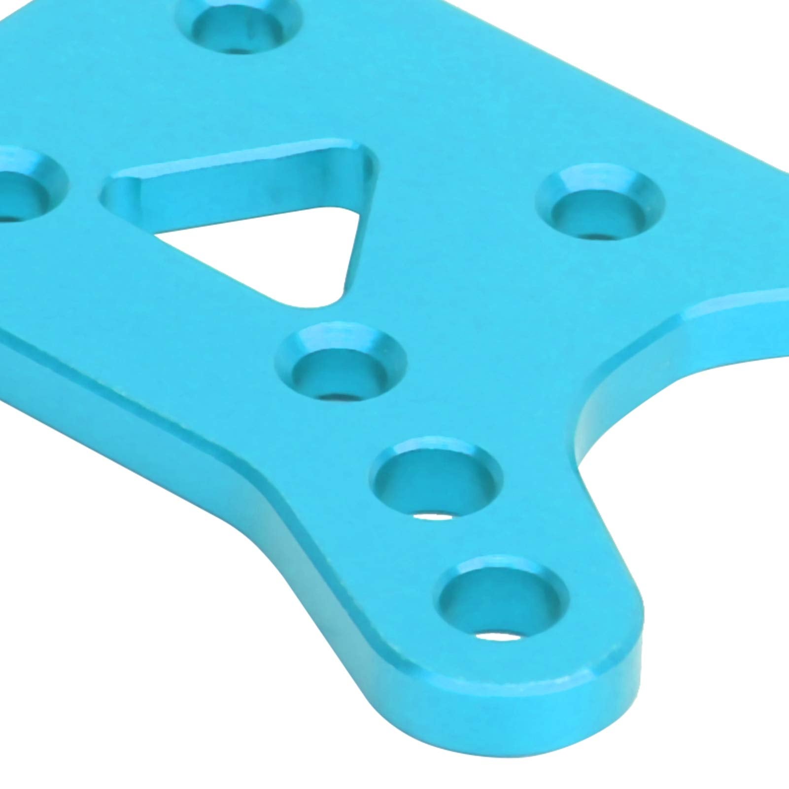 Piastra di smorzamento della scheda dell'ammortizzatore anteriore adatta per i pezzi di ricambio per auto RC Wltoys 144001 1/14 (blu B) - 2