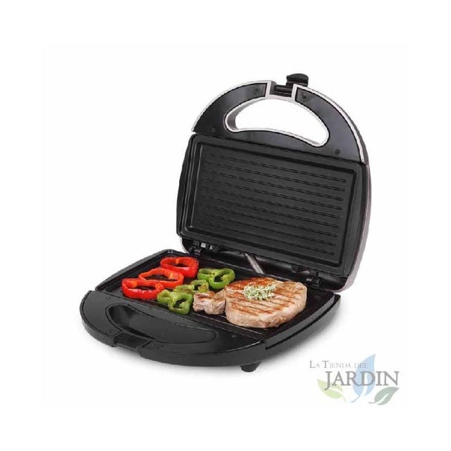GRILL INOX Orbegozo. Cucina sana a basso contenuto di grassi. Superficie della griglia. Potenza 800W.