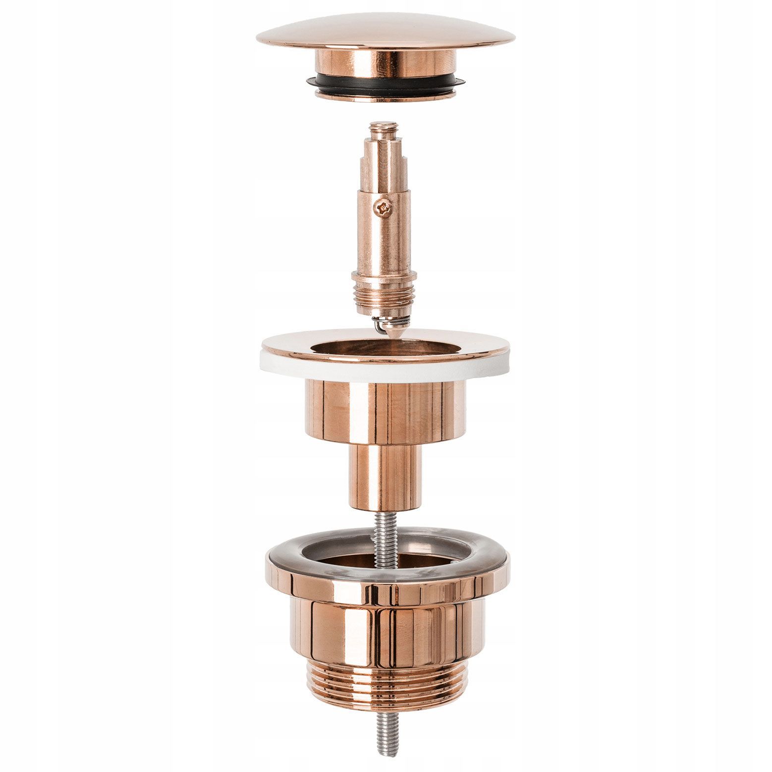 BONDE DE LAVABO UNIVERSEL REA KLIK-KLAK ROSE GOLD 6,4X6,4X13CM - 4