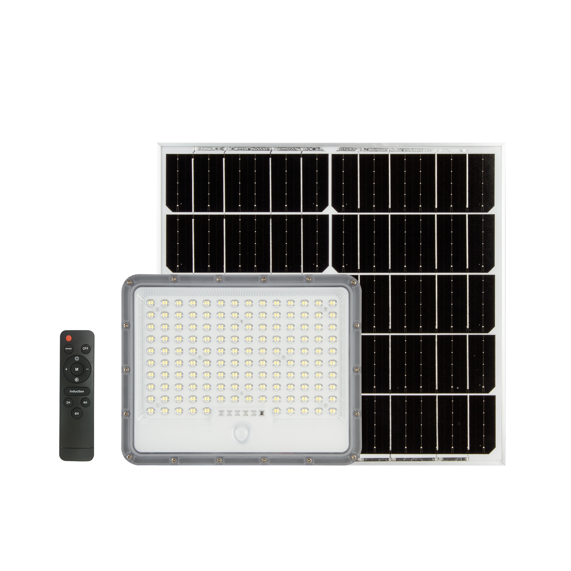 Projektor solarny LED 300W 3000 lumenów z czujnikiem 272 diody z pilotem Oddzielny panel 7500K