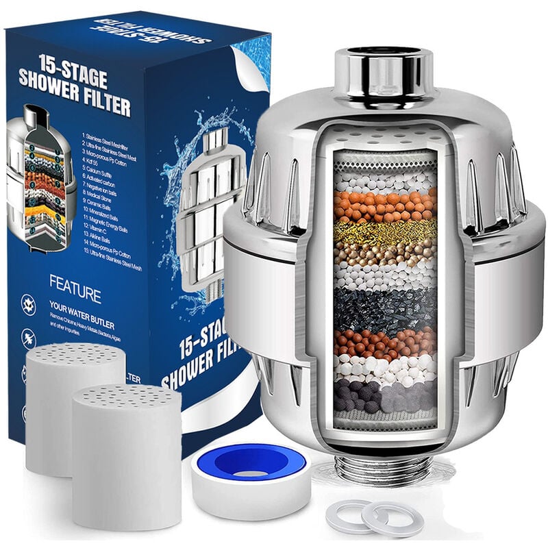 Filtre douche anti calcaire – Compatibilité universelle