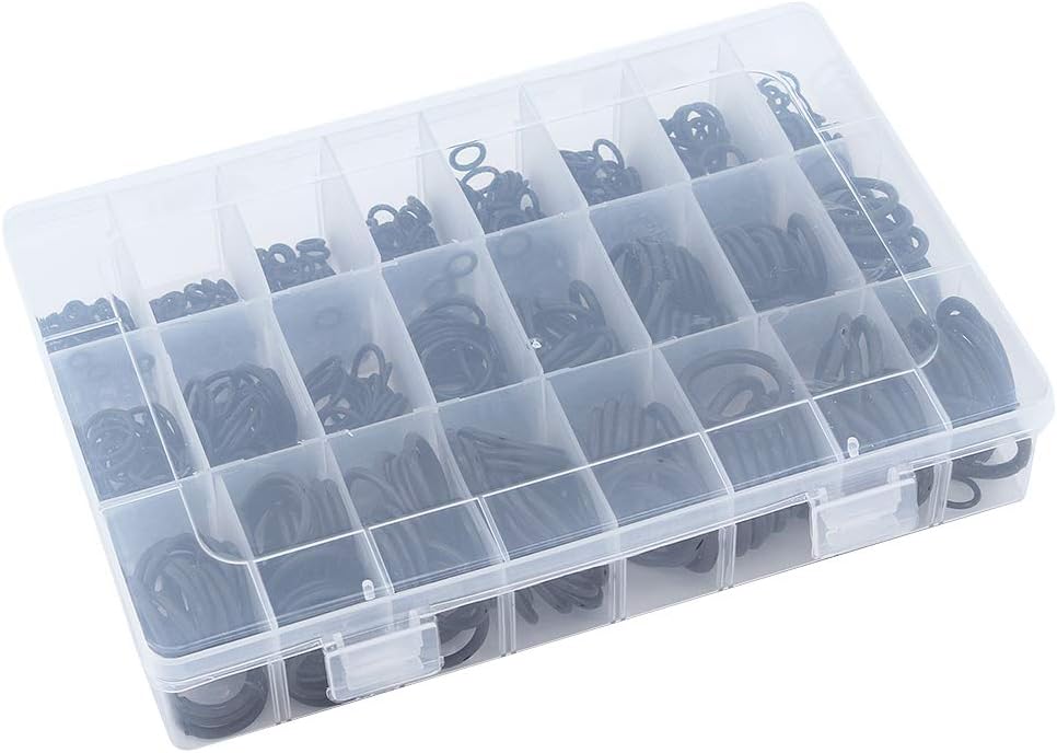 Kit De 225 Joints Toriques (O-rings) En Caoutchouc NBR - Diamètres De 3 à 22 Mm - Neuf, Assortiment Multi-tailles