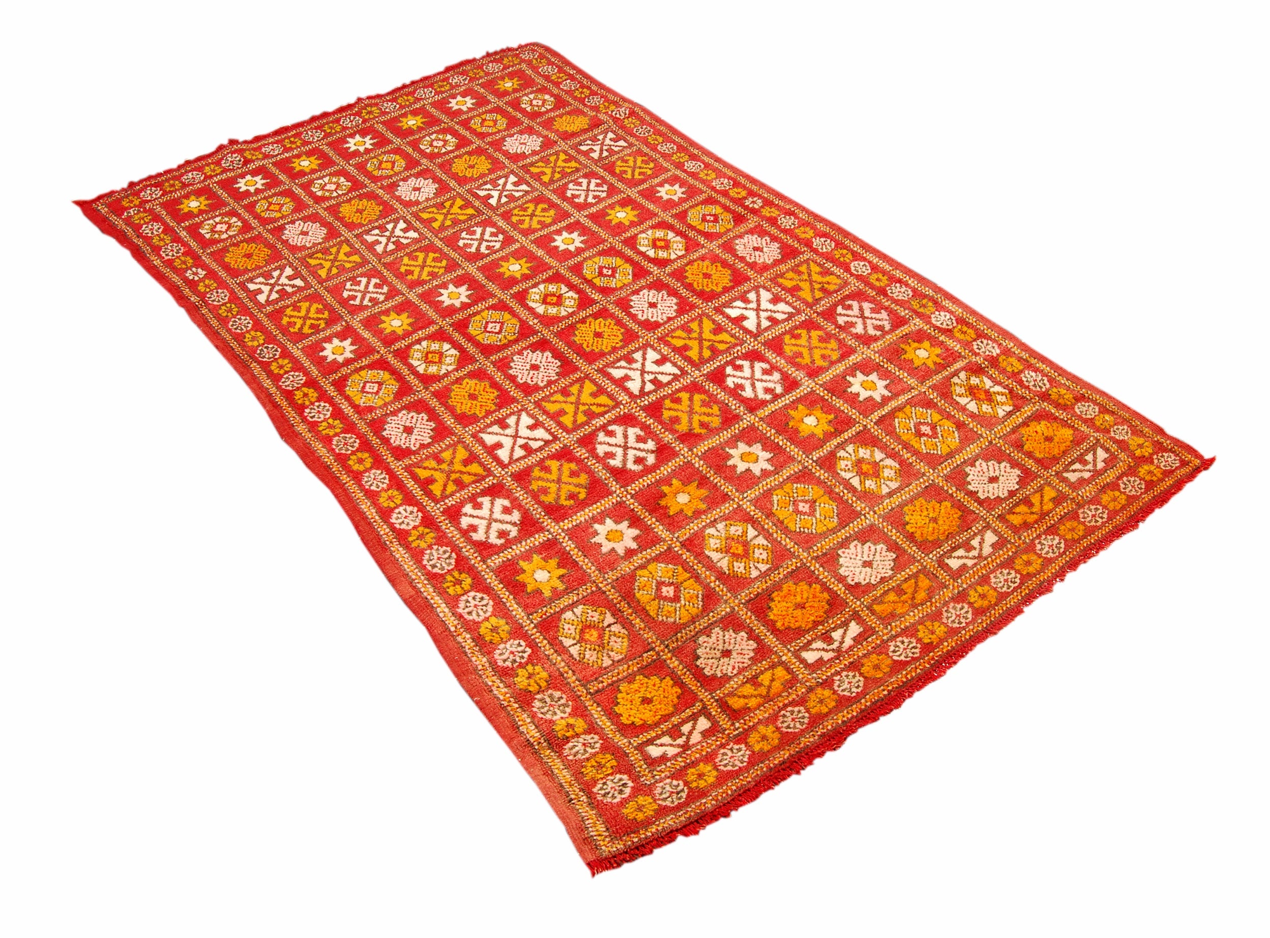 Alfombra oriental hecha a mano original, medida: 187x112 cm con certificado de autenticidad