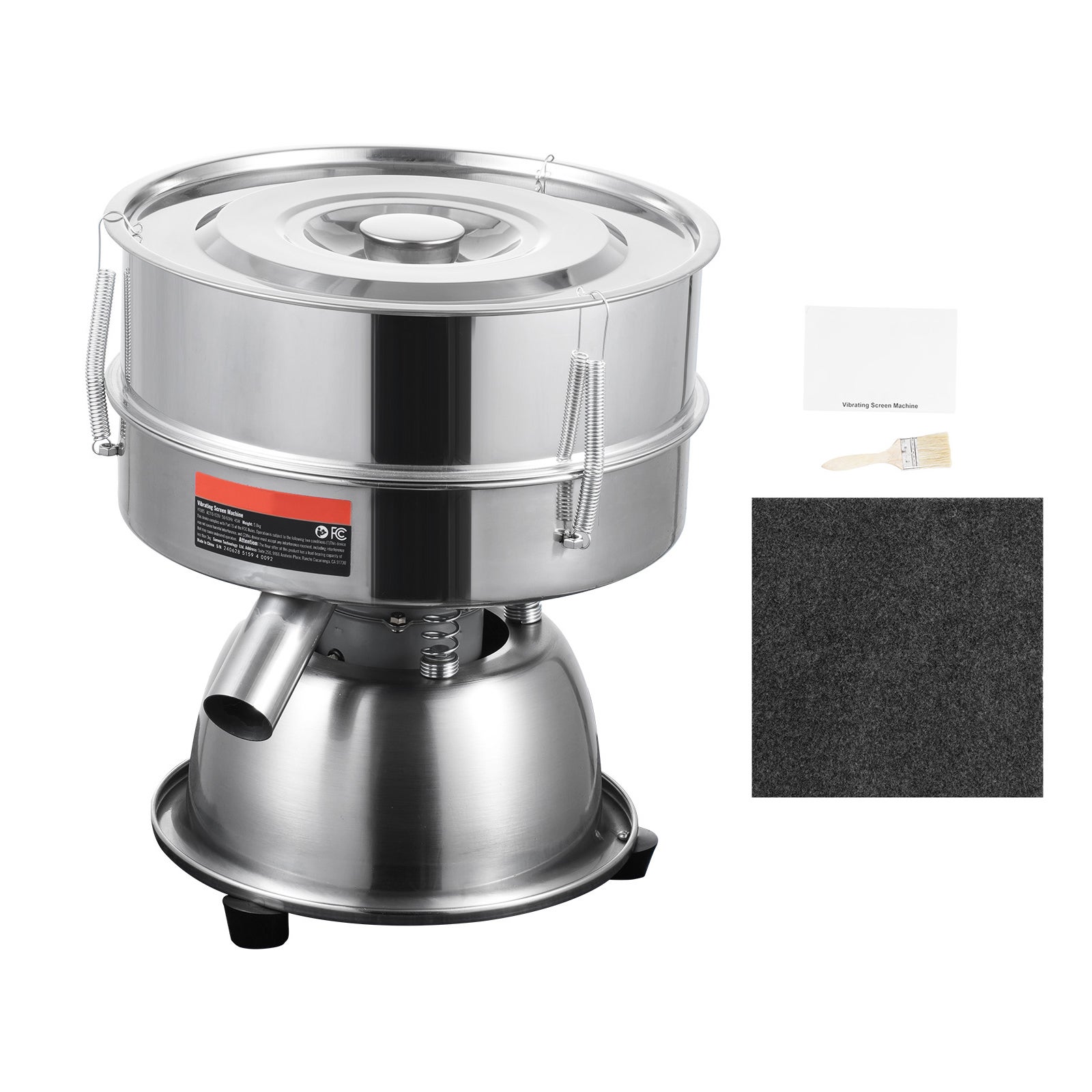 Setaccio Inox Con Maglia 150 Per Setaccio Elettrico Vibrante – Diametro 19,6 Cm INTSUPERMAI