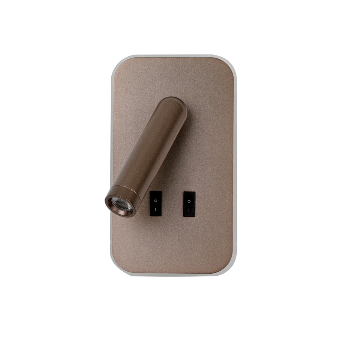 Kinkiet DORIA LED 8W Ciepła biel 559lm kawowy wym: 18,5x13x10,5 cm IP20 Italux