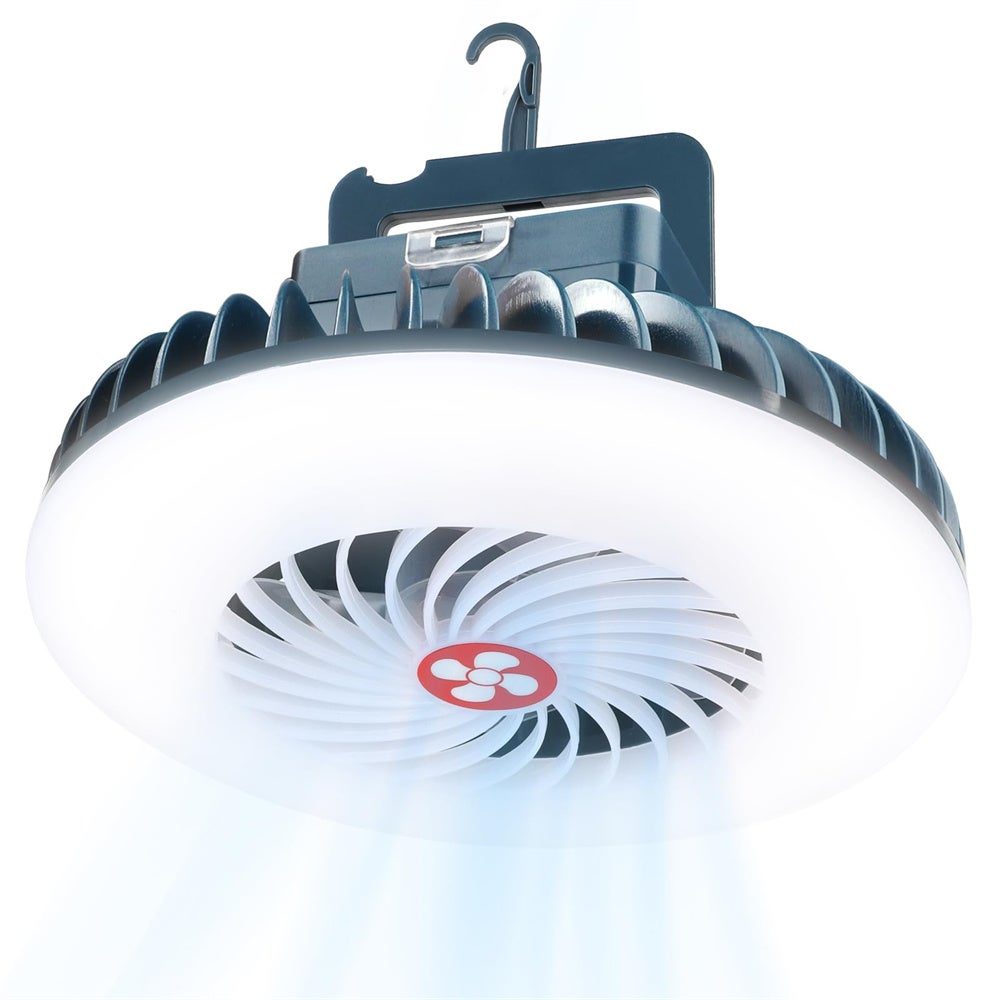 Ventilateur De Camping JISULIFE 8000mAh - Rechargeable USB - Télécommande - Pales Amovibles - 4 Vitesses