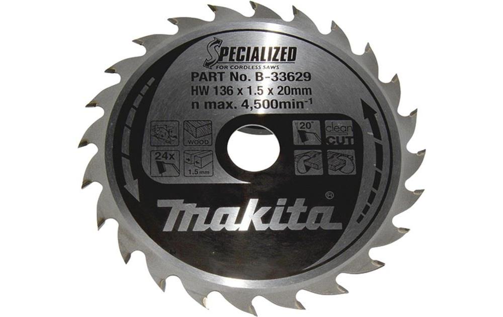 Makita SPECJALISTYCZNA tarcza pilarska 136x20 mm 24Z - B-33629