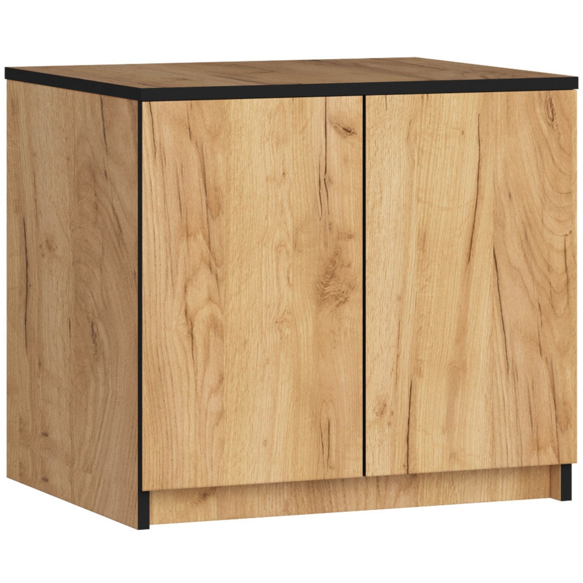 Nadstawka na szafę AKORD S60 Dąb Craft 60 cm 2 drzwi kolor Dąb Craft mat 2 półki 60x51x55 cm