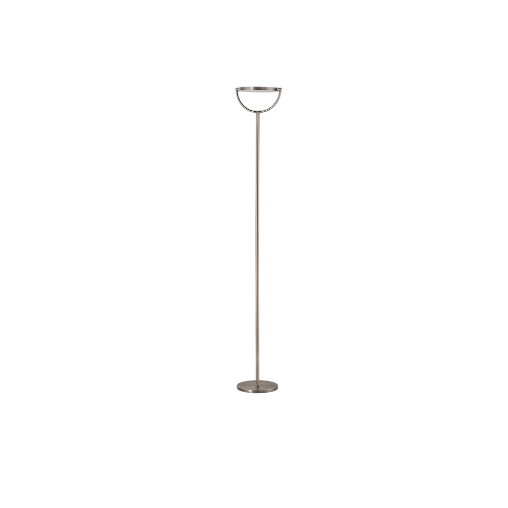 Plato - 30W ściemnialna lampa podłogowa LED, 3000K, 2968lm, wys. 190 cm, włącznik/wyłącznik nożny - Perenz - tytanowo-szary