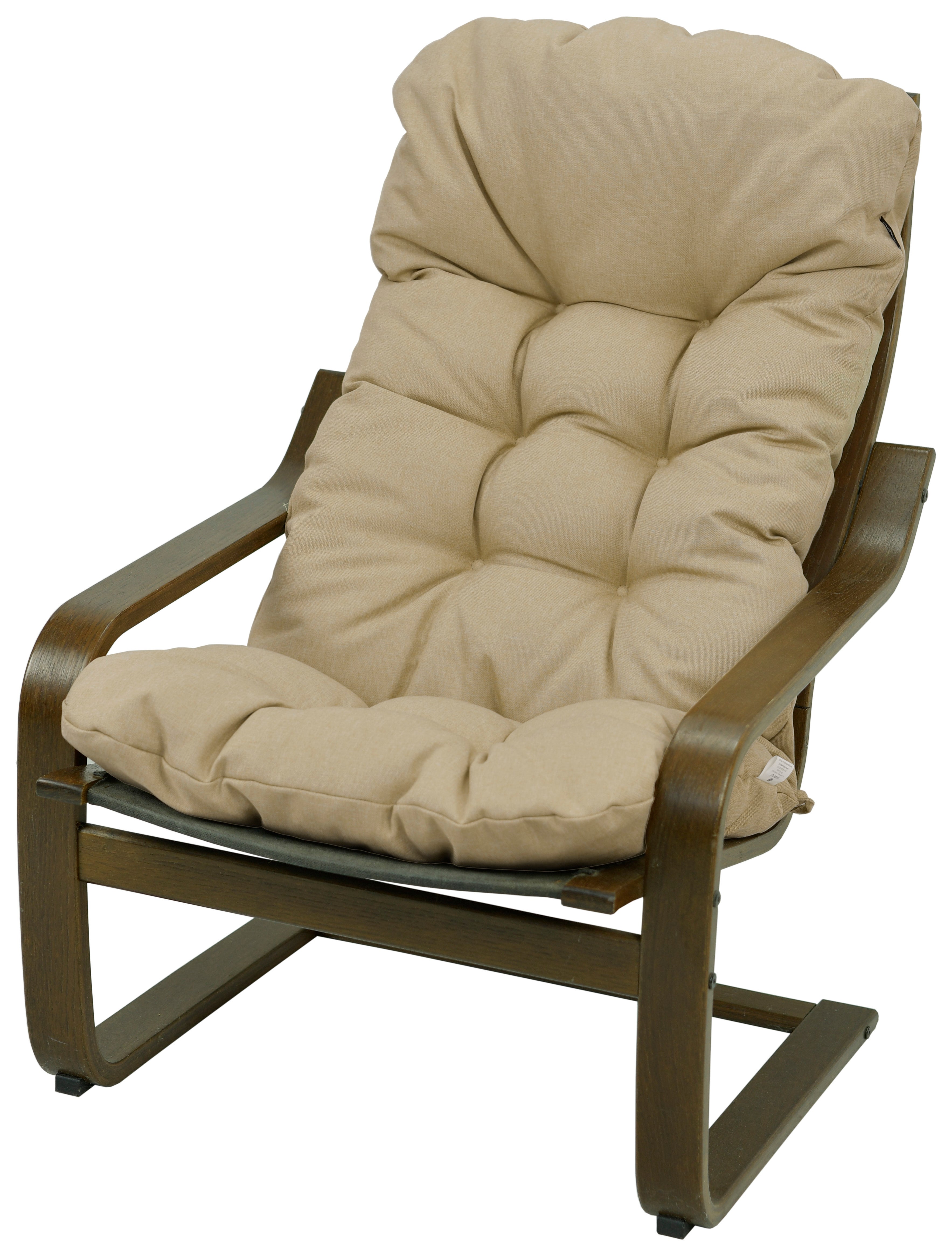 Poduszka na fotel drewniany Poang AMPO beżowy melanż 1 szt.