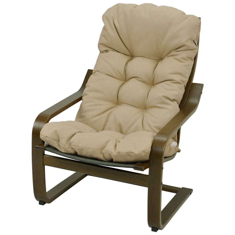 Poduszka na fotel drewniany Poang AMPO beżowy melanż 1 szt.