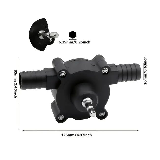Pompa Per Trapano, Trapano Elettrico Portatile Di Piccole Dimensioni, Mini Pompa Per Trapano Per Le Esigenze Della Casa E Del Giardino Per Acqua, Olio E Altro Ancora