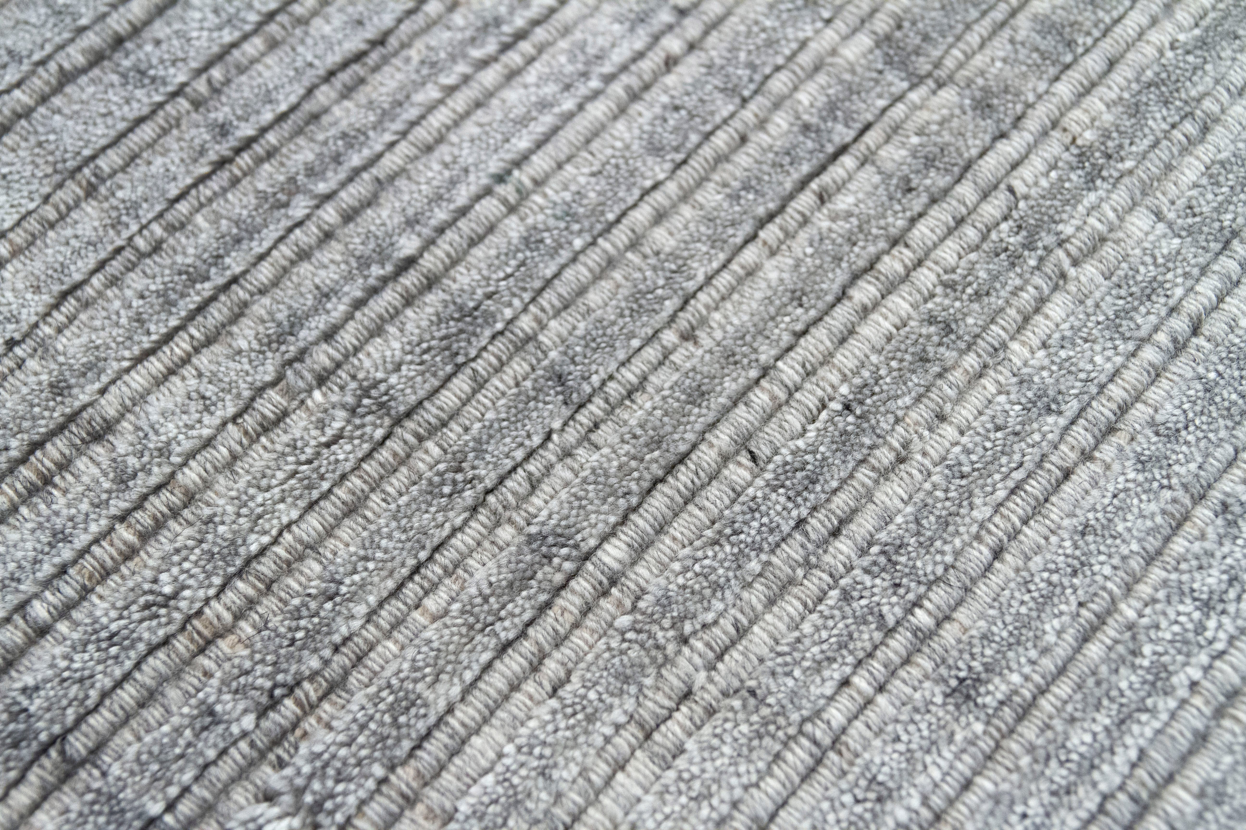 Hamid - Tappeto grigio contemporaneo e moderno SAHAR D2 230X160 - 2