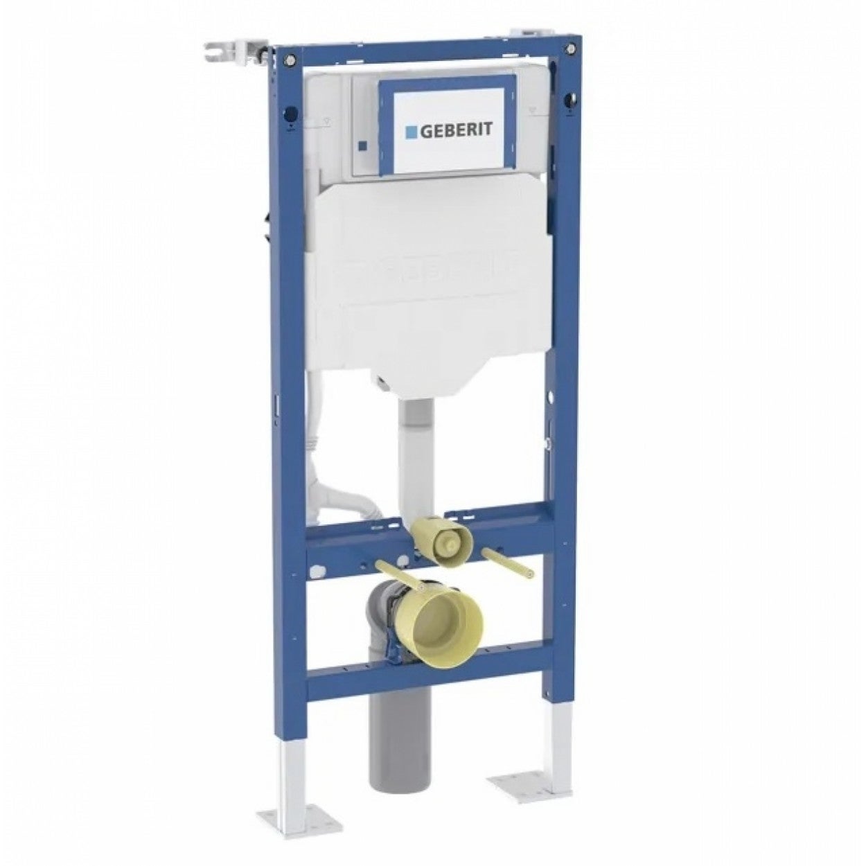 Pack Geberit UP320 + Cuvette sans bride KELOS Flush Blanc + Plaque Sigma Chromé Mat - 2