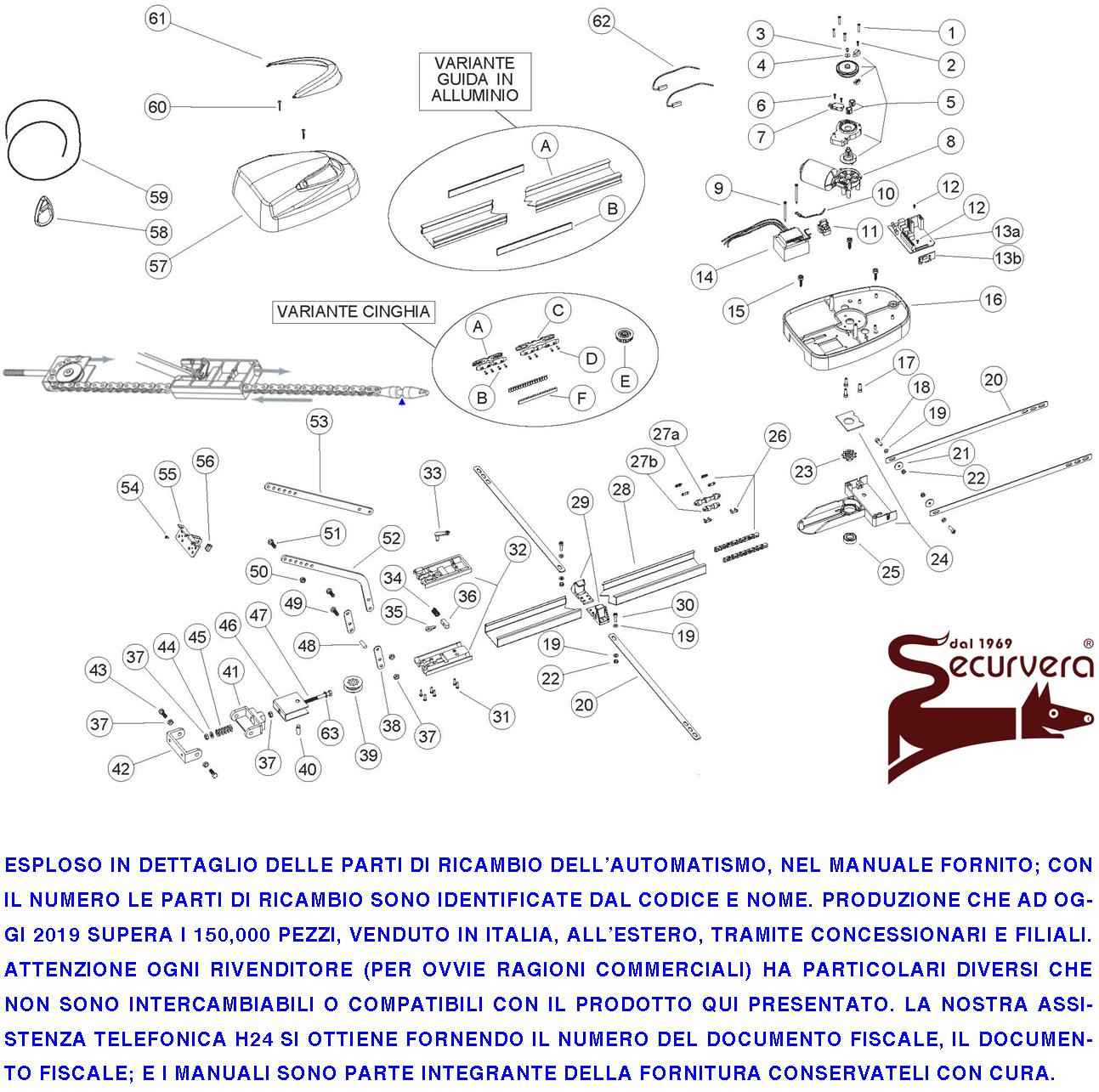 Braccio Oscillante Archetto Adattatore Porte Basculanti a Contrappesi di Qualsiasi Marca e Tipo in Acciaio Zincato Sopporta Fino a 200 Kg Evita Oscill - 3