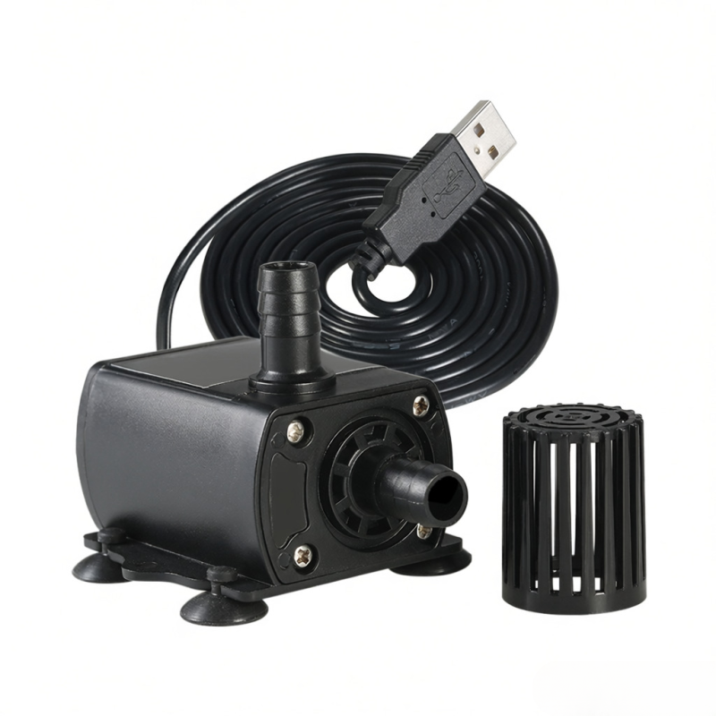 Pompe à eau miniature ultrasilencieuse USB DC5V 4,8W, étanche — free download