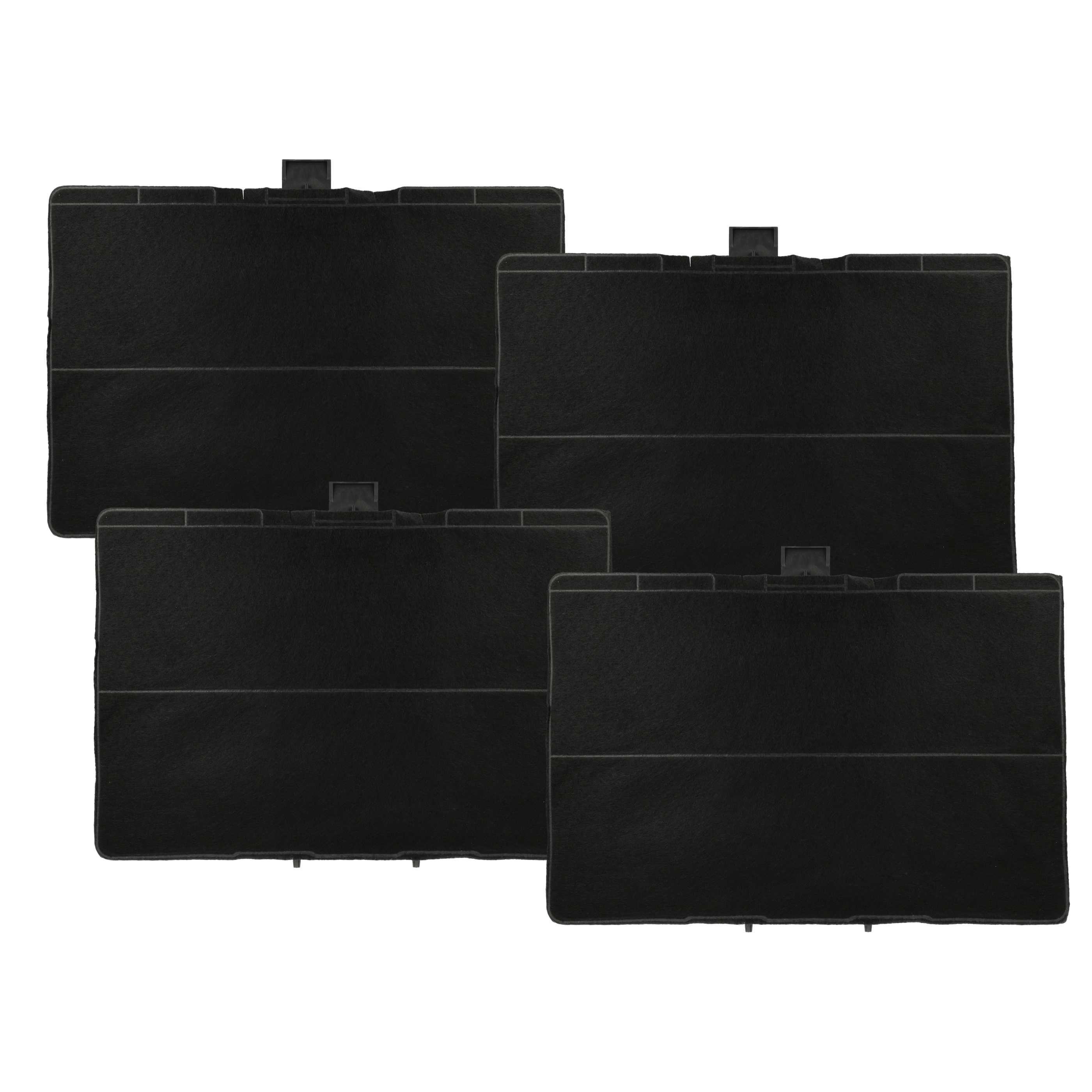 Vhbw 4 Filtri A Carbone Attivo Per Cappe Bosch | Compatibili Con DIB97IM50/01, DIB97JP50/02, DIB98JQ50 | 31,5x21,5 Cm