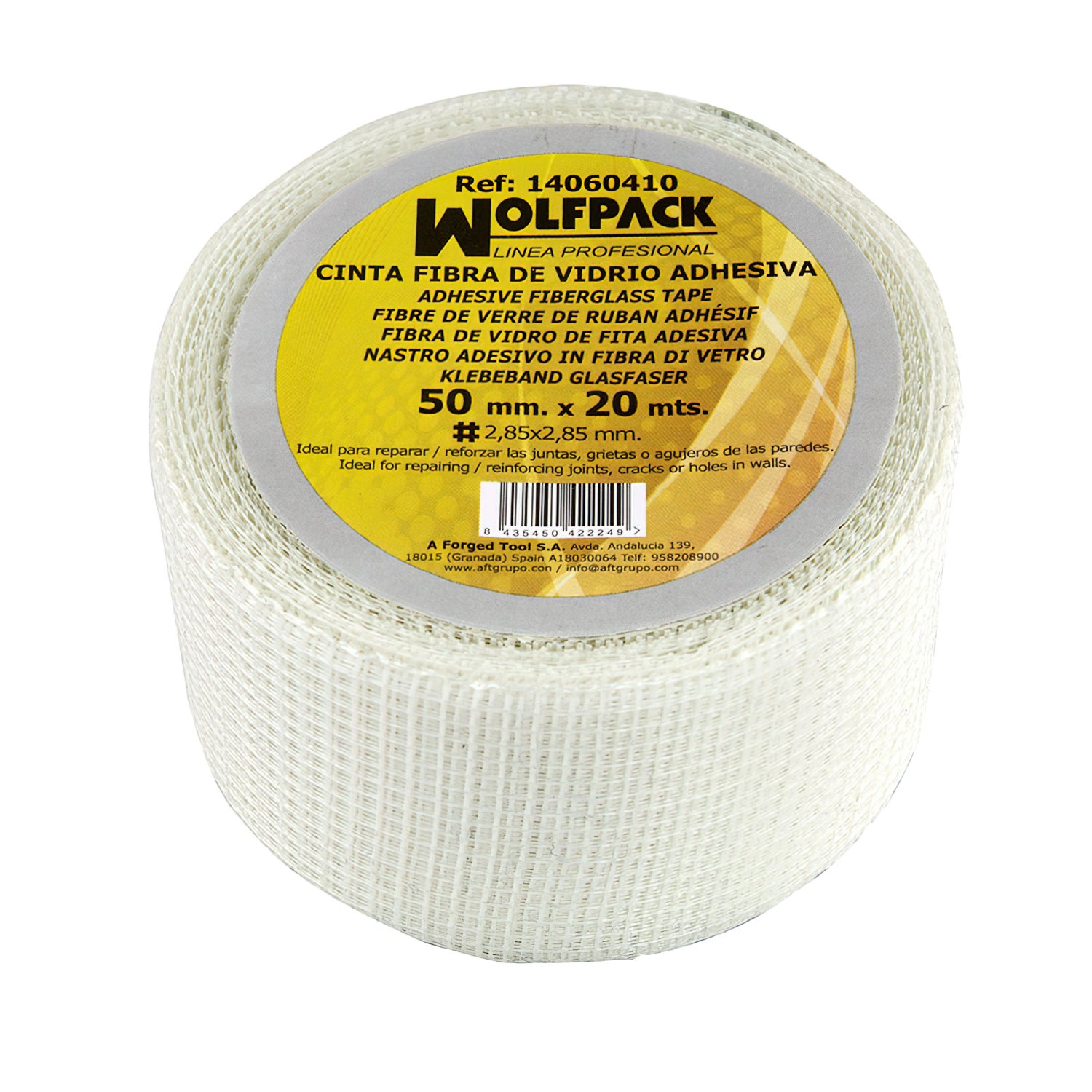 Gws Nastro Adesivo In Fibra Di Vetro – Extra Resistente, Trasparente, Rotolo Da 50 M X 50 Mm, Rinforzo In Filamento, Forza Di Rottura 500N/25mm - 3