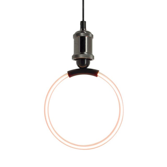Xanlite - Ampoule Filament LED déco Ellipse Ronde, culot E27, conso. 3,5W, 470 lumens, Blanc chaud - RFDE400ERS