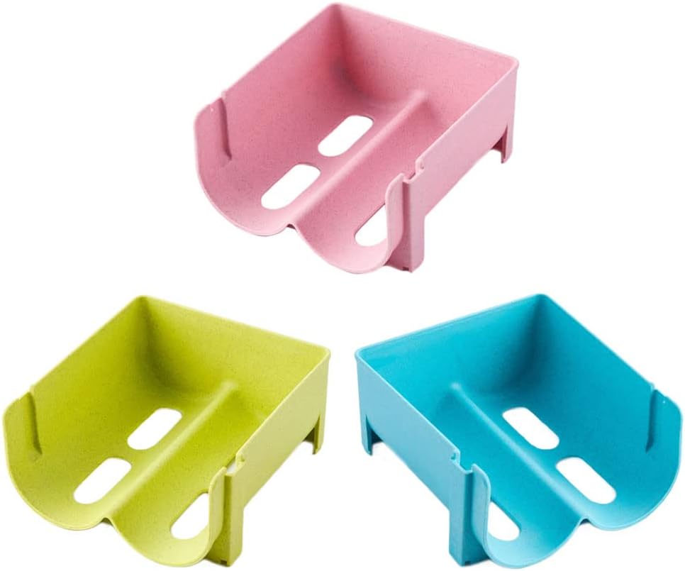 LDXDRU Lot De 2 Range-Bouteilles Frigo Empilables - Organisateur Plastique Transparent Pour 6 Bouteilles - Cuisine Et Réfrigérateur
