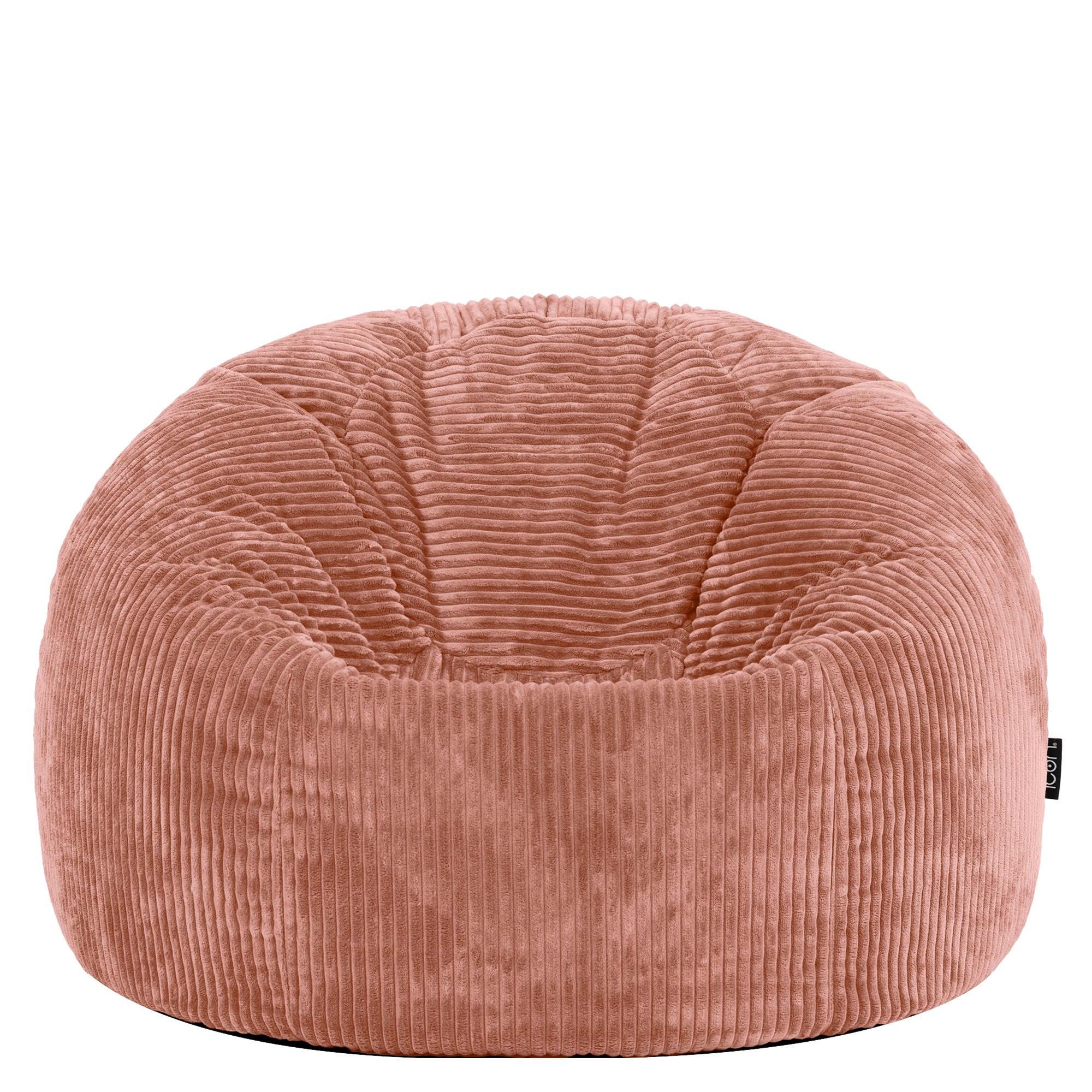 Pouf Icon in velluto a coste rosa, soggiorno, camera da letto, 85x85 cm, Made in Germany, Oeko-Tex® - 4