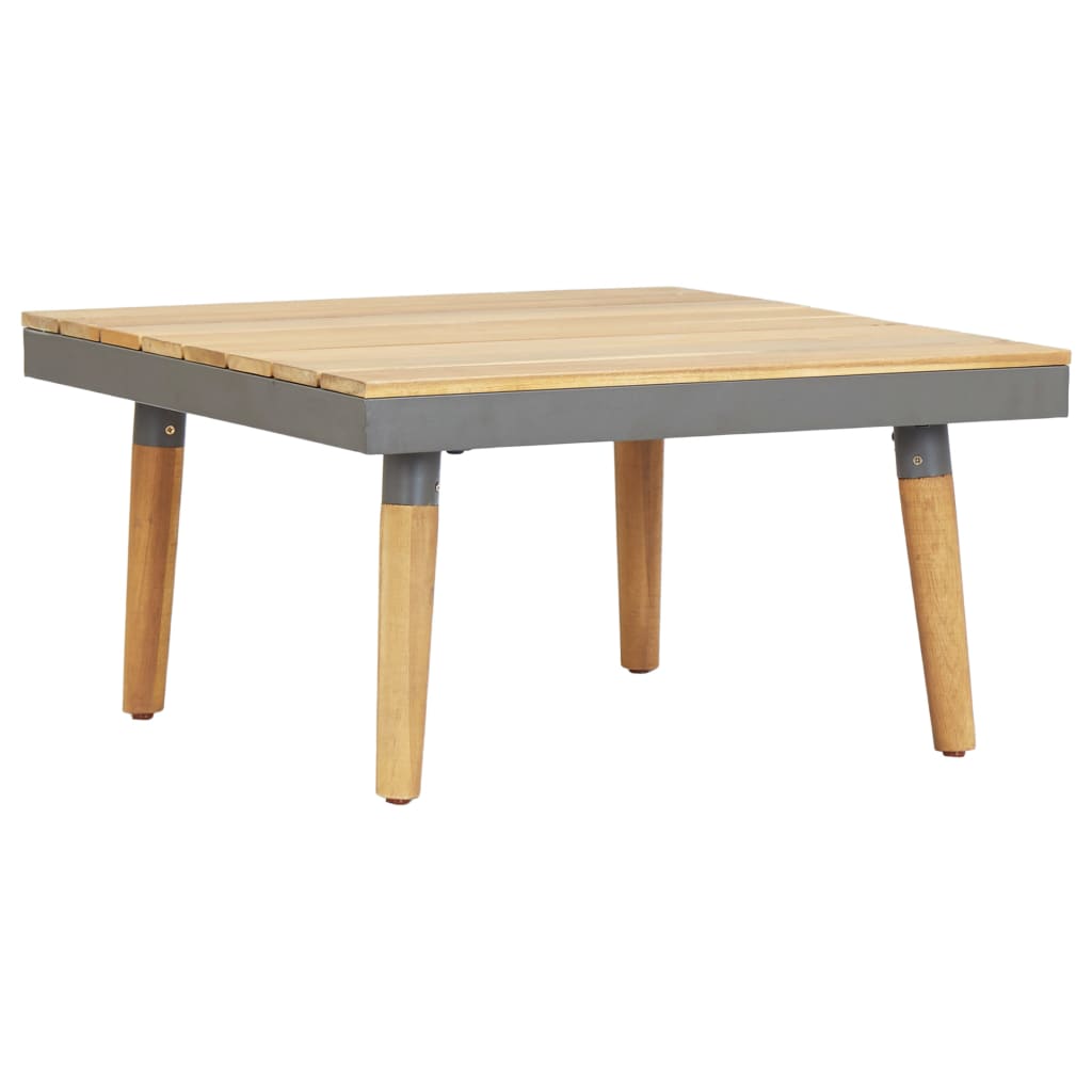 Salon de jardin 7 places avec coussins en bois d'acacia marron - COMFORTXL - 7