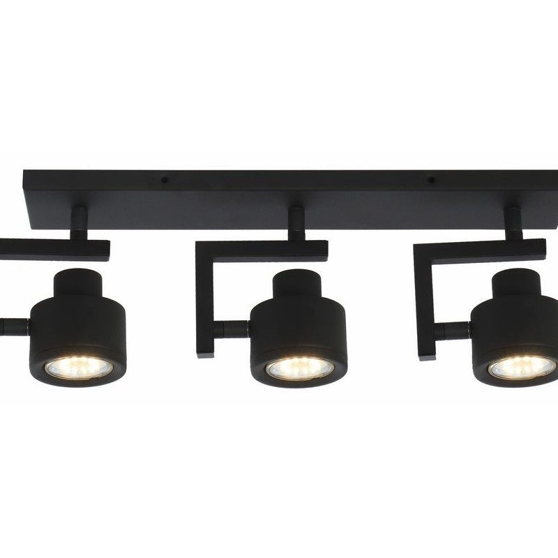 Reflektor sufitowy spot natynkowy Alenis 2 czarny 3xGU10x50W wym: 15 x 41 x 8 cm metal Reality