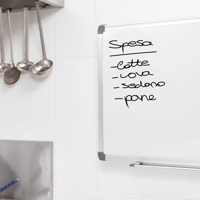 Lavagna Magnetica Danieli 120x90cm - Con Pennarelli, Calamite E Cancellino, Per Ufficio E Scuola - Foto 12