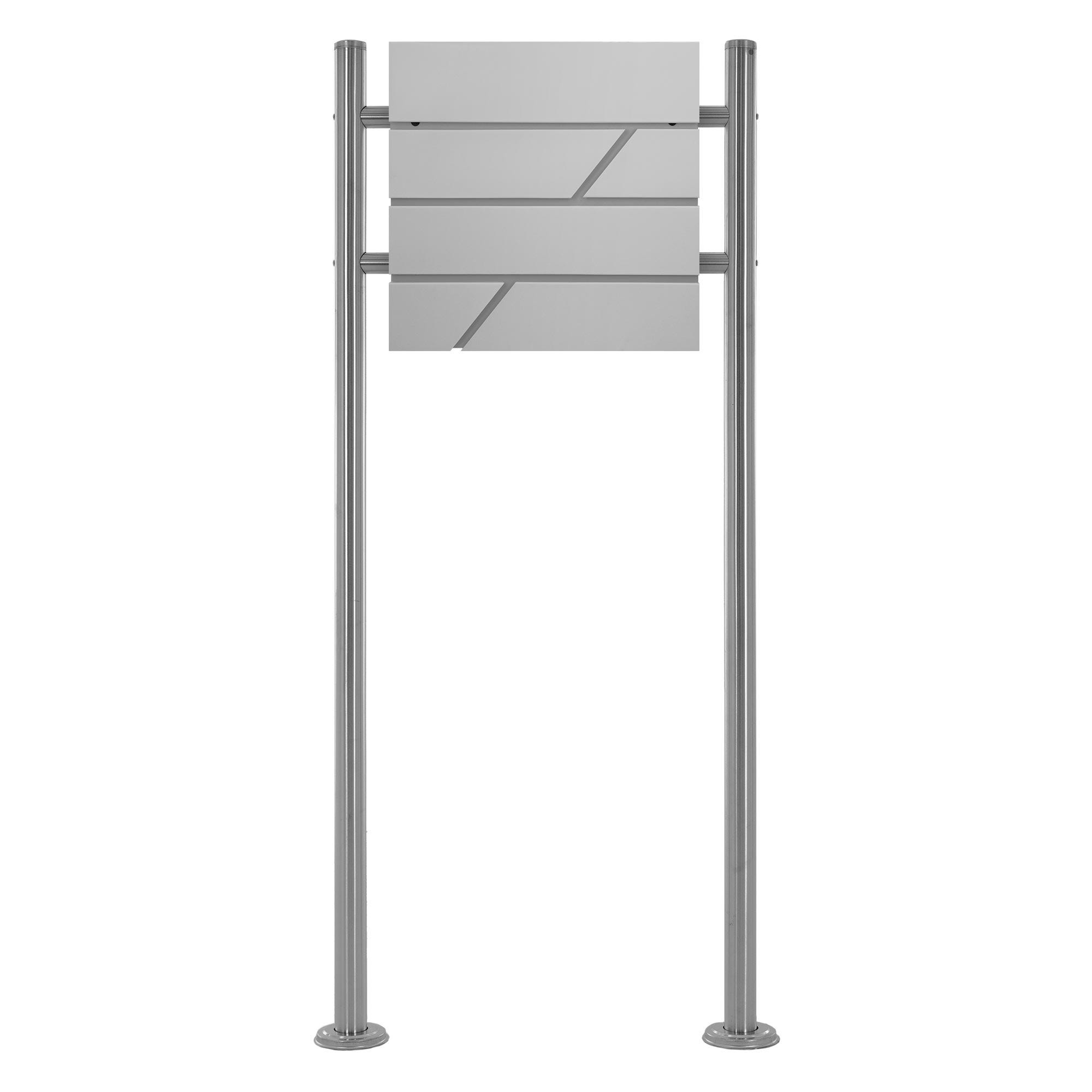 Supporto Per Cassetta Postale ACL - Colonnina Antiruggine, Resistente Alle Intemperie, Colore Nero - Foto 6