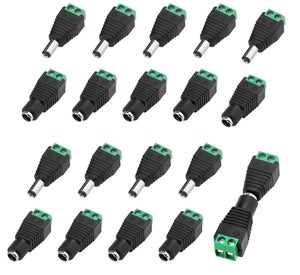 Connettore Alimentazione Maschio DC 5.5mm X 2.1mm E 2.5mm – Adattatore Jack Universale Senza Marca - 2